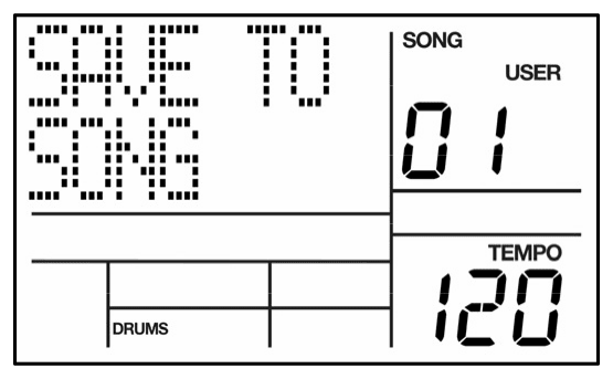 LCD: SAVE TO SONG, SONG 01