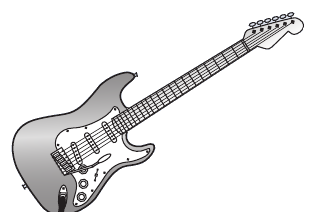 An electric guitar