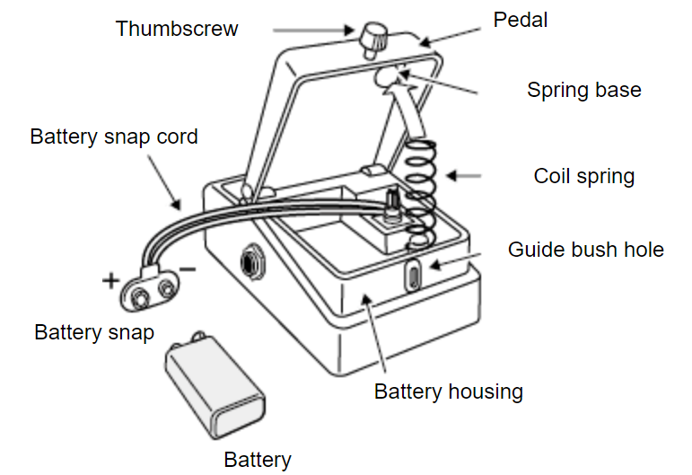 Battery replacement diagram