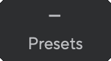 Presets button in the bottom left of Focusrite Control 2