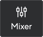 Mixer tab icon in Focusrite Control 2