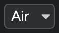 Air button off in Focusrite Control 2