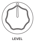 LEVEL knob
