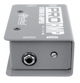 ProRMP rear panel: quarter-inch output and level control
